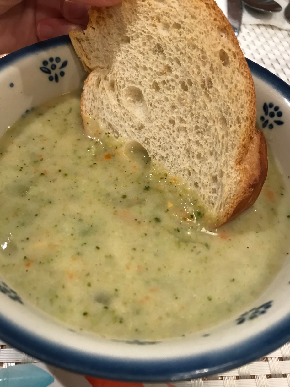 Broccoli cheese soup