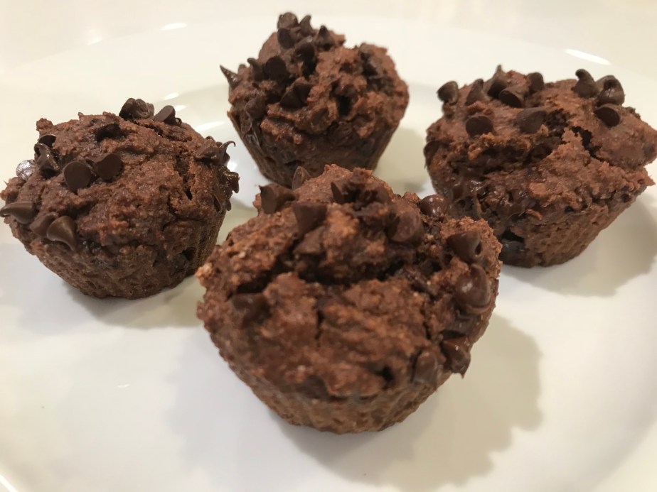 Chocolate ricotta muffins