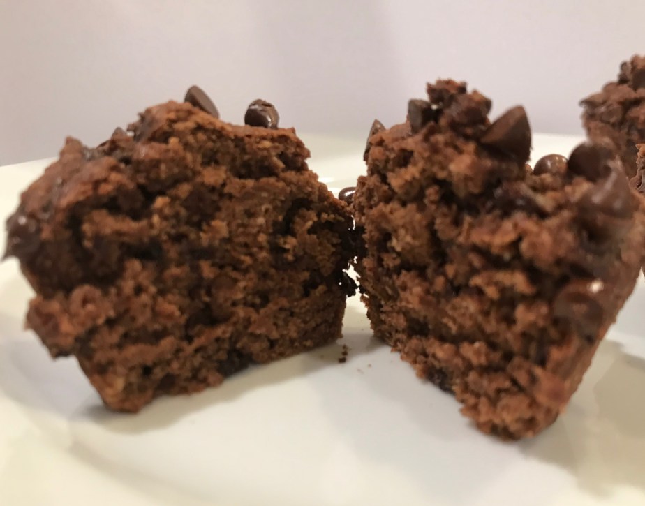 chcocolate ricotta muffins