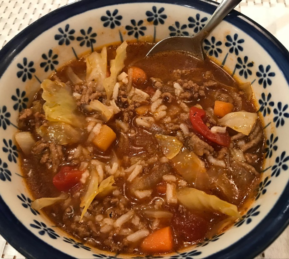 Cabbage roll soup