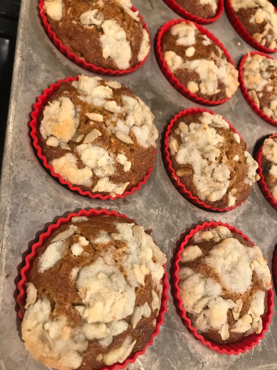 baked pumpkin muffins