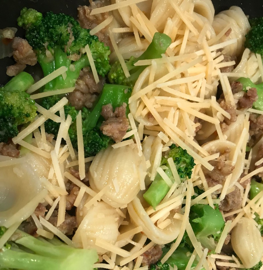Broccoli sausage pasta