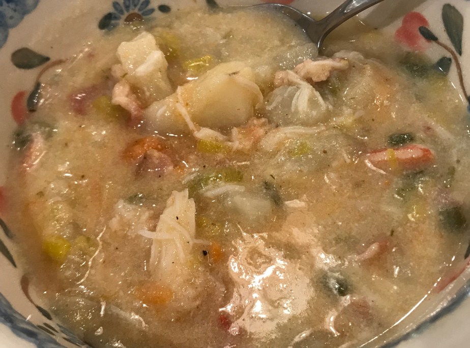 Crab and leek&nbsp;chowder