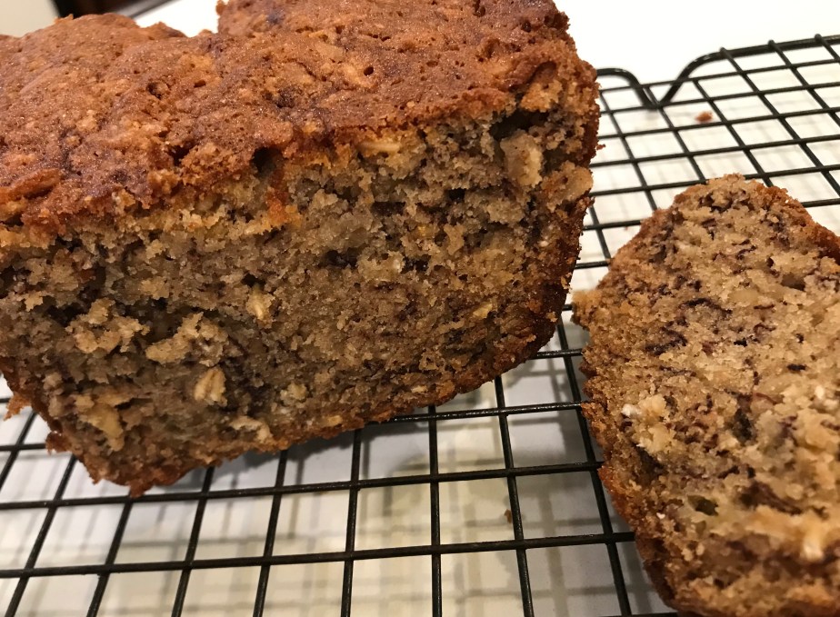 Banana oatmeal bread