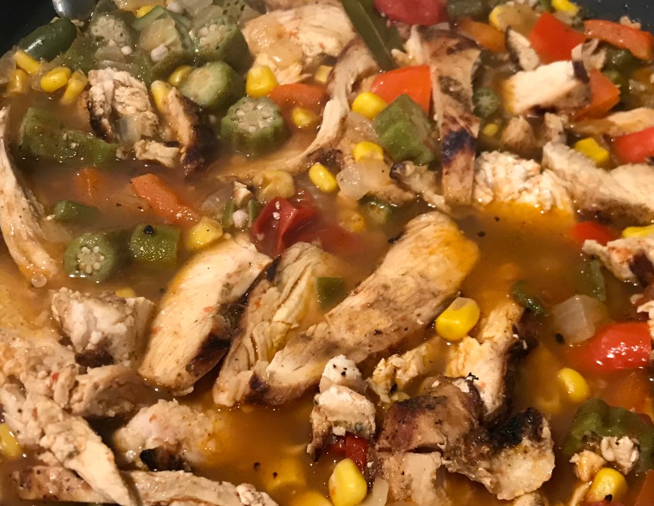 Chicken and okra&nbsp;creole