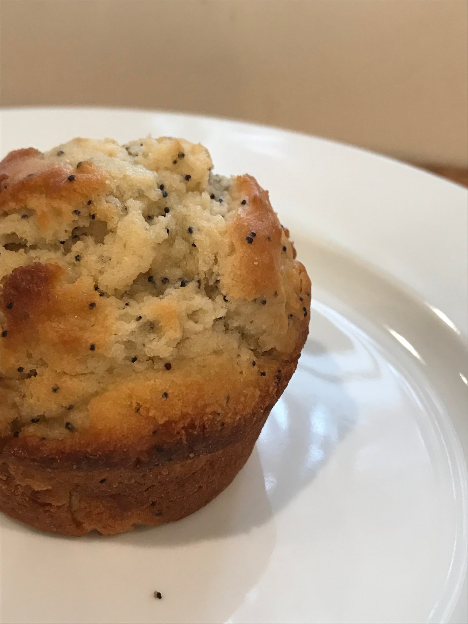 Almond poppyseed muffins