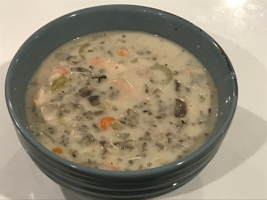 Chicken and wild rice&nbsp;soup
