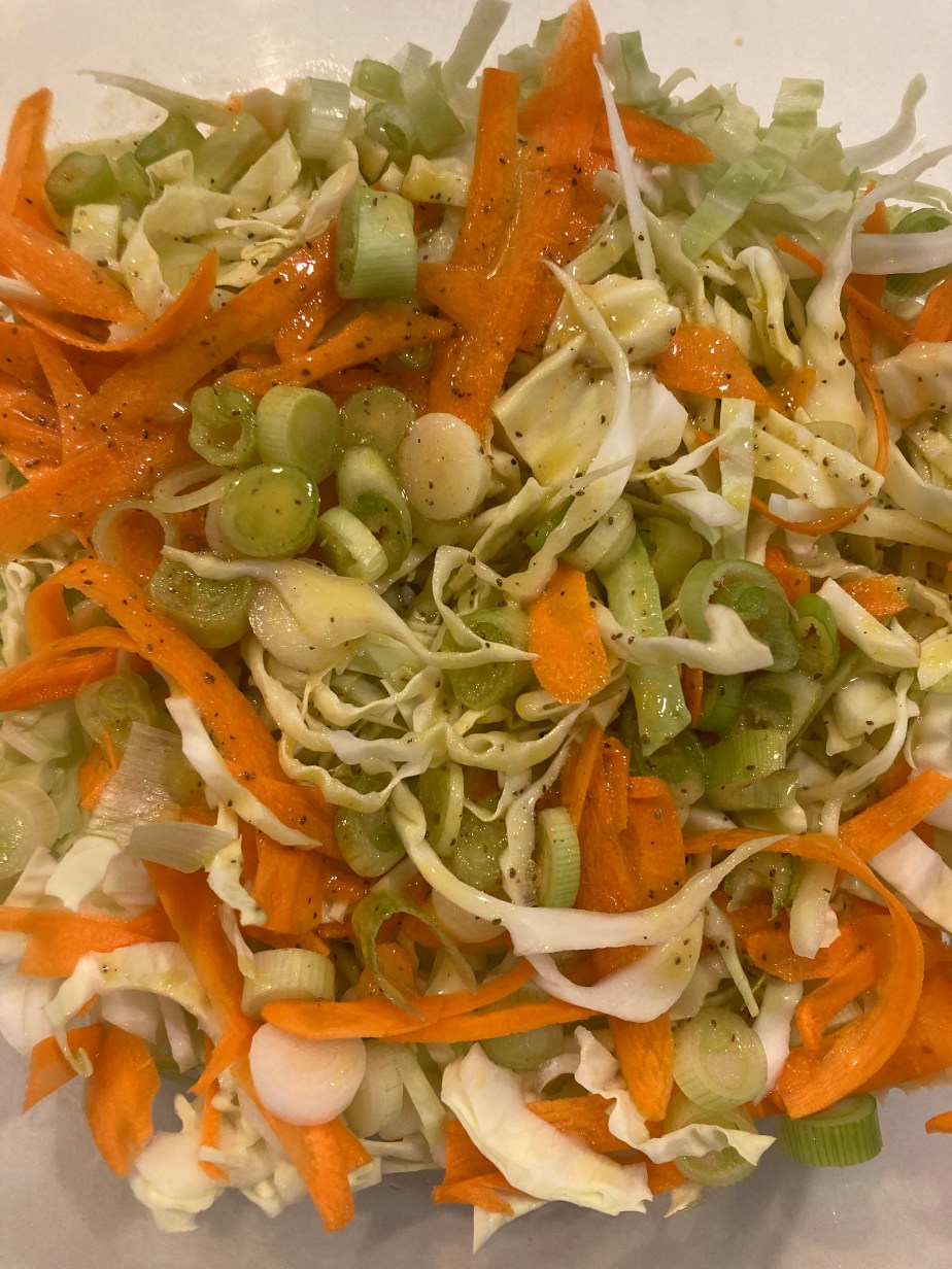 Mustard vinaigrette  coleslaw